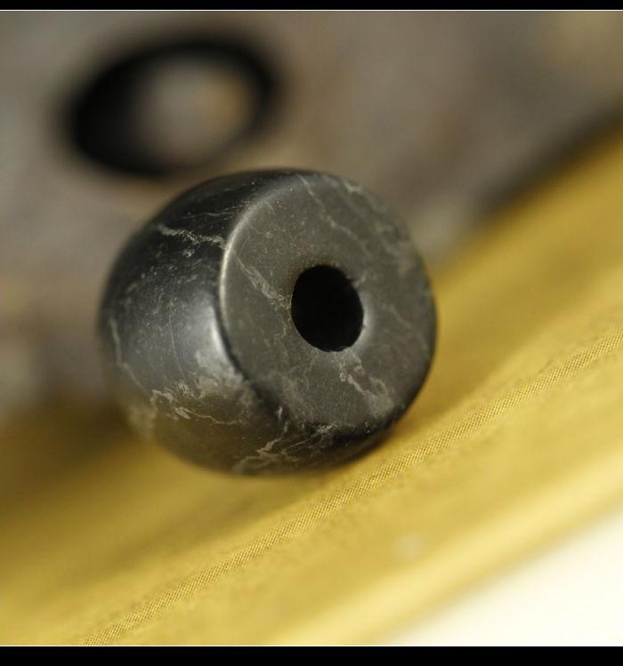 真包老 明清老煤晶珠子老佛珠老珠子FJ84_不