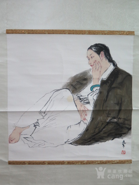何家英人物画