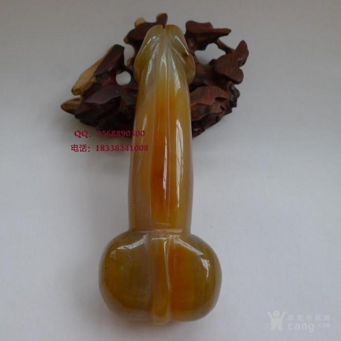 真人尺寸天然玛瑙玉髓阳具男根性生殖文化闺房情趣把件玩具摆件