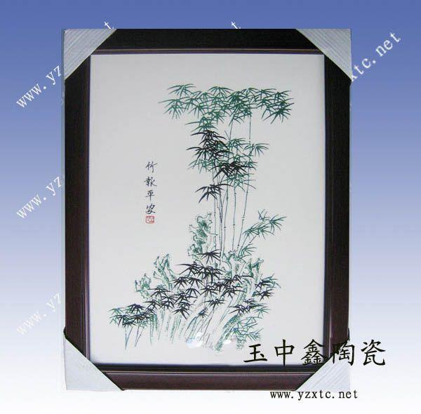 室内室外陶瓷墙壁画 相框瓷板画_室内室外陶瓷