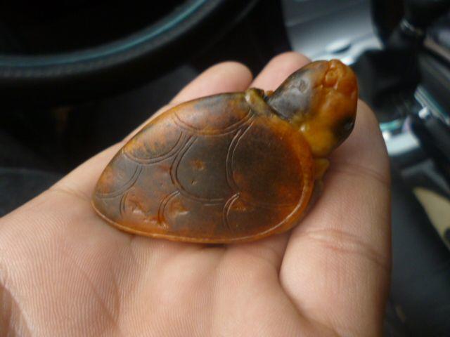 和田玉籽料福寿龟黄薪籽_和田玉籽料福寿龟黄