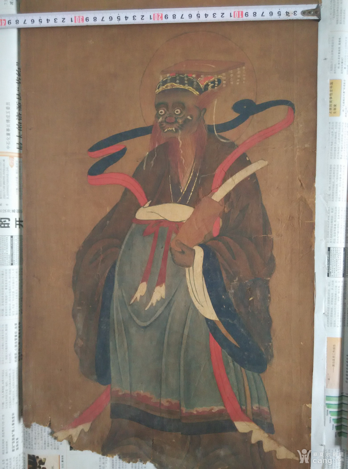 道教画 四渎龙神