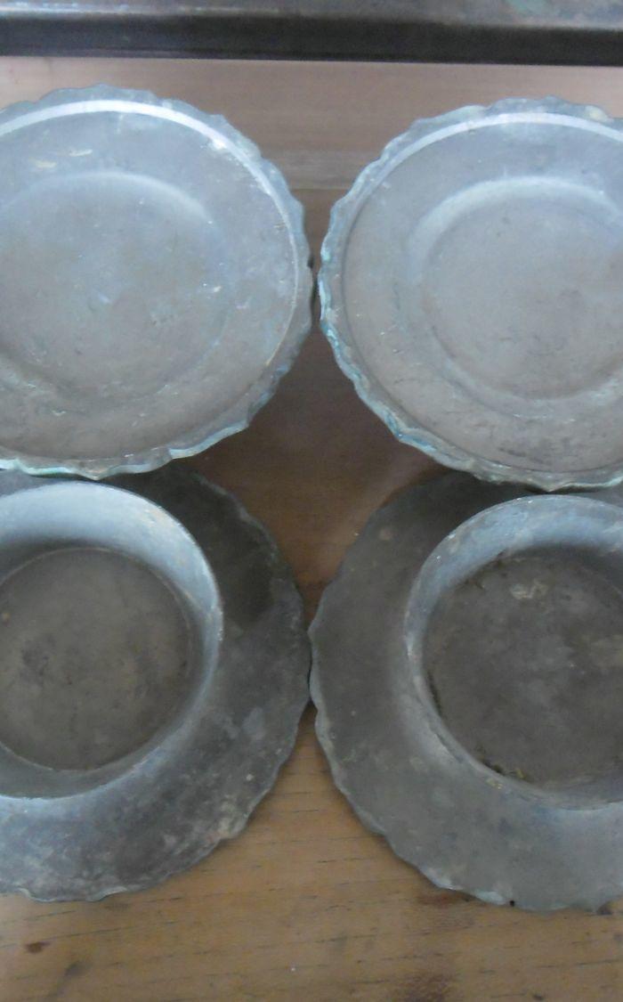 锡制点铜果盘四个_锡制点铜果盘四个价格_锡