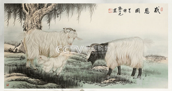 阳小毛国画真迹双作 阳小毛大师作品