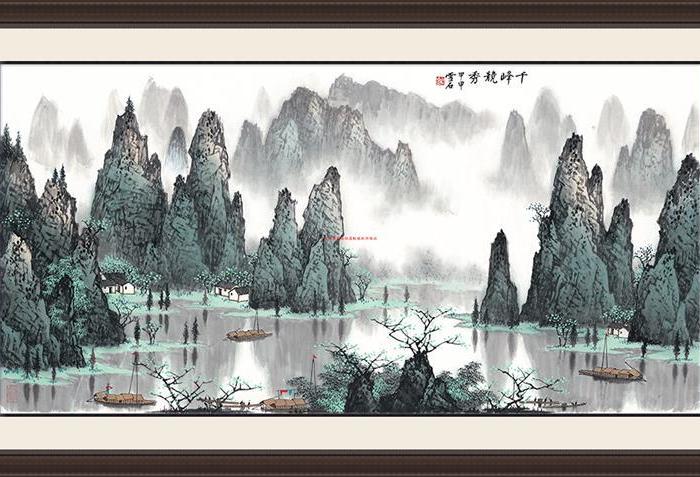 白雪石-千峰竞秀_白雪石-千峰竞秀价格_白雪石-千峰竞秀图片_来自藏友modong_字画_地摊交易_华夏收藏网 cang.com