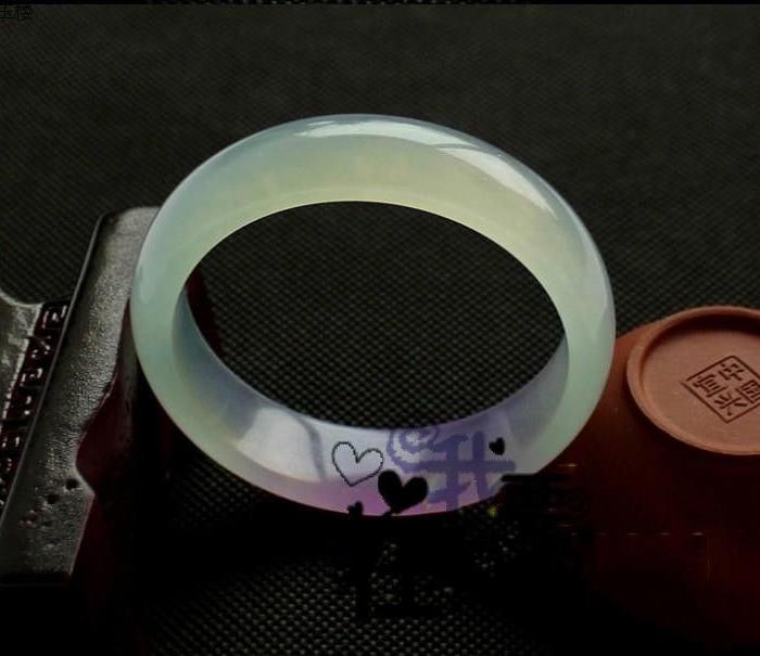 极品冰种紫罗兰翡翠飘绿水润通透缅甸同矿玉石