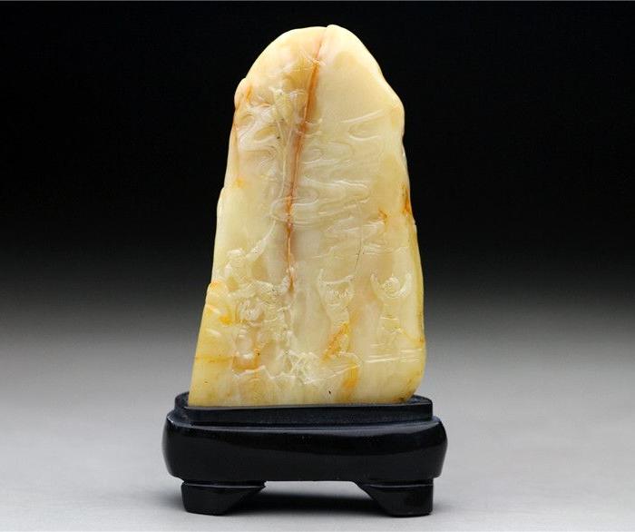 寿山田黄石《扶摇直上青天》摆件_寿山田黄石