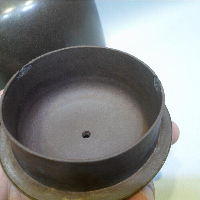 清代抛光磨光紫砂壶贡局壶龙标款---泰国回流第