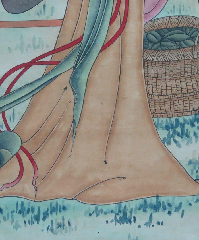 任率英<em>古代美女画</em>立轴_任率英<em>古代美女画</em>立轴