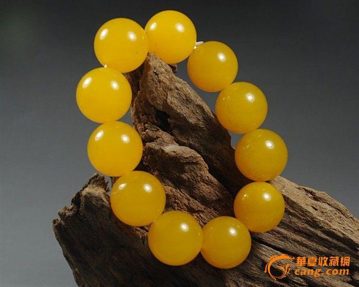 新疆和田玉手链 克拉玛依金丝玉戈壁 黄玉手链