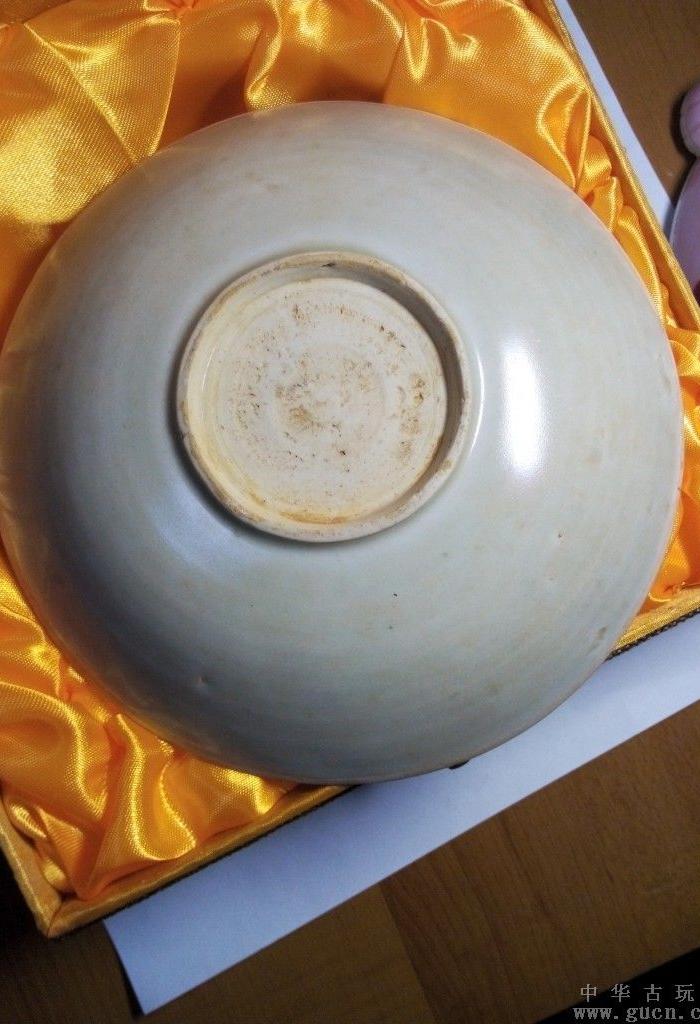 元代影青印花盘王立军刘岩已鉴定_元代影青印