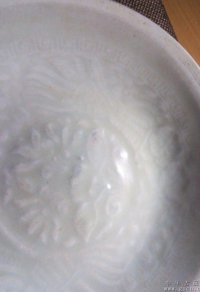 元代影青印花盘王立军刘岩已鉴定_元代影青印