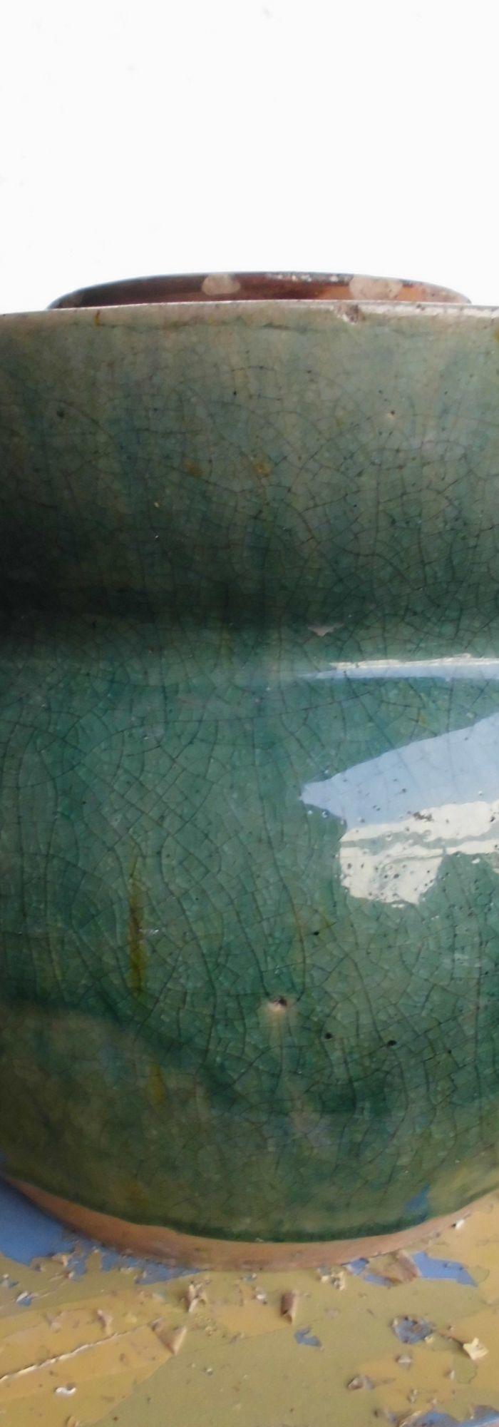 包老包真包邮,一个绿釉双口坛c600_包老包真包