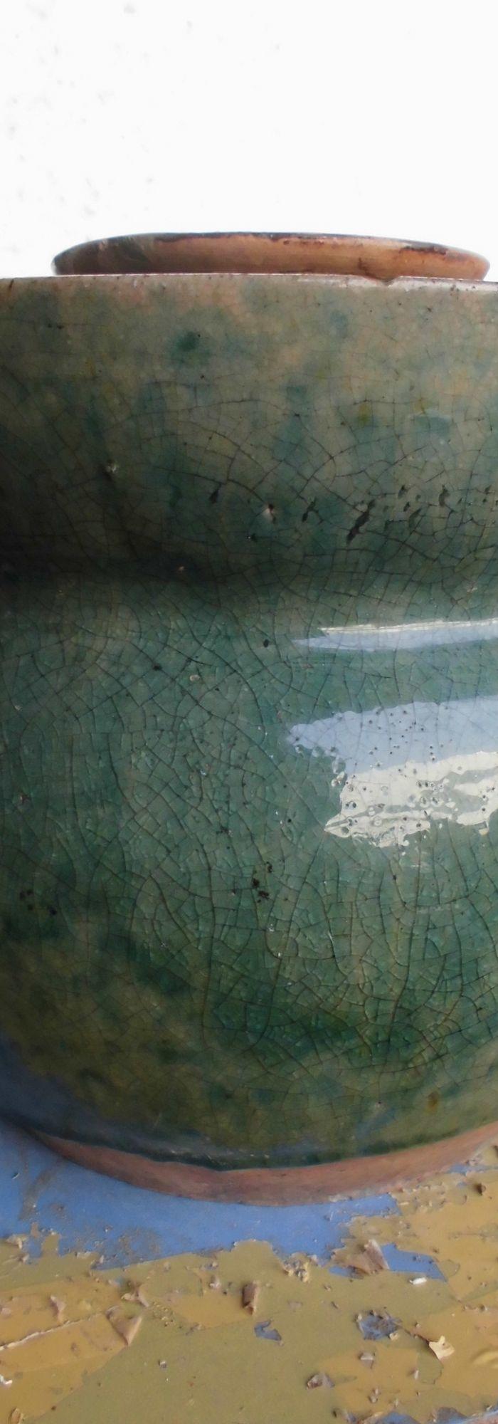 包老包真包邮,一个绿釉双口坛c600_包老包真包