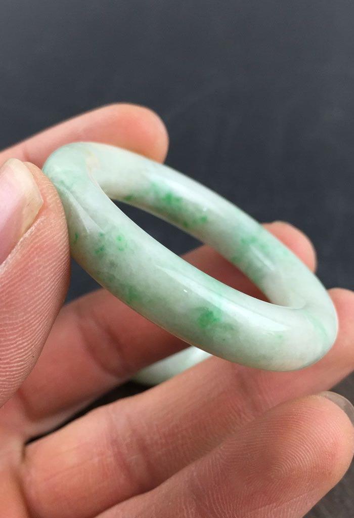 古玉老玉老翡翠 传世清代翡翠阳春绿包A货袈裟