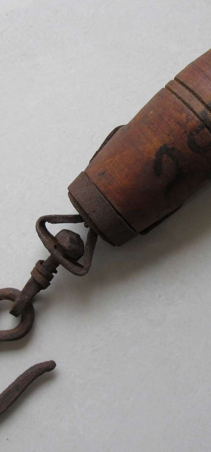 初期50年代,嘉善县干窑建筑社出品,木铁滑车滑