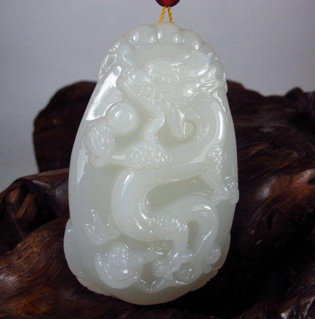 新疆和田玉籽料羊脂玉手把件 正品羊脂白玉吊