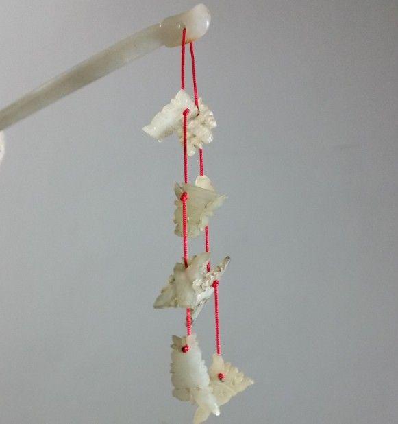 明代玉簪子 清代八仙神器 玉步摇_明代玉簪子