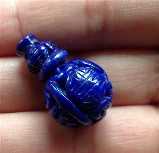 【玉泉文玩】D368-创汇时期纯天然青金石团