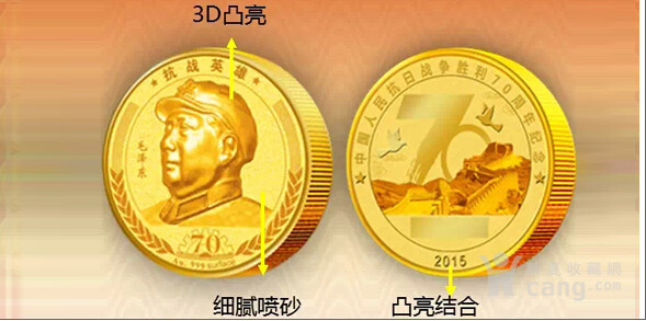 和国抗战英雄纪念金币大全 中国金银币收藏协