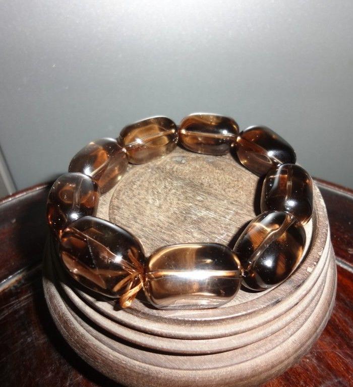 品天然茶色水晶链_珍品天然茶色水晶链价格_