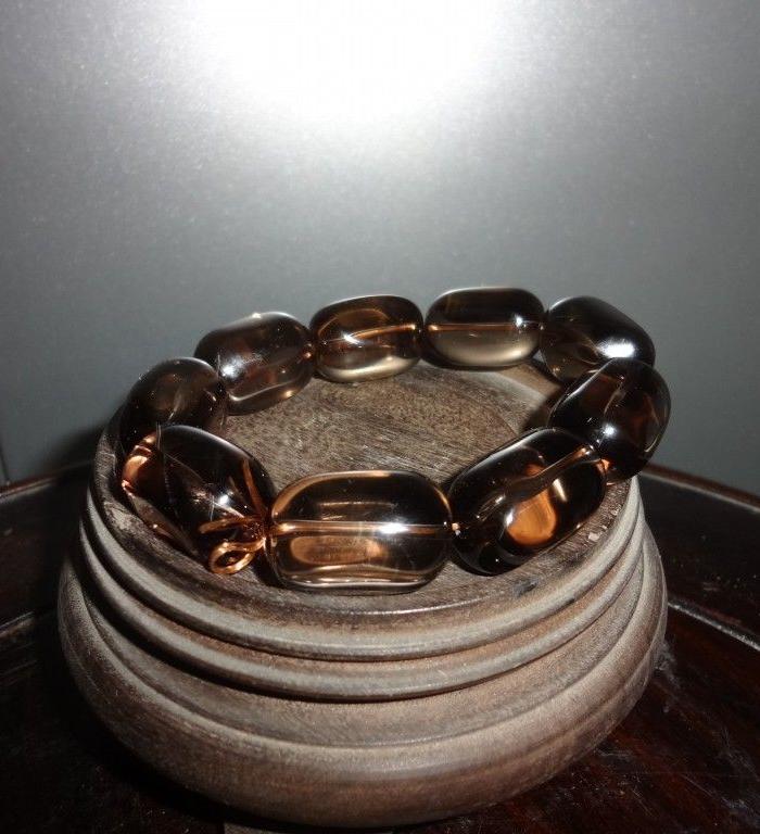 品天然茶色水晶链_珍品天然茶色水晶链价格_