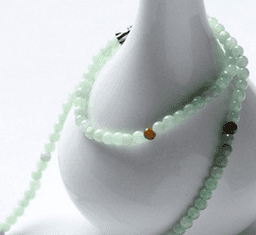 缅甸翡翠项链 圆珠玉石链 玉珠子项链 低价出售