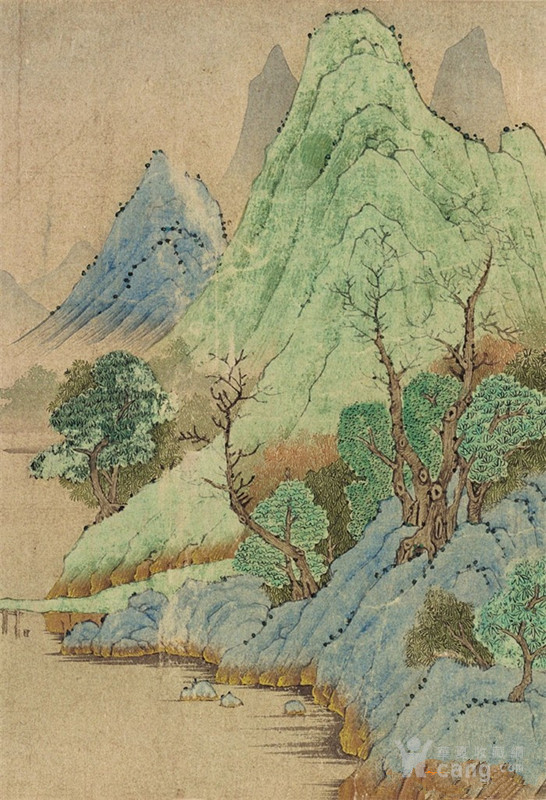 元钱选山水画