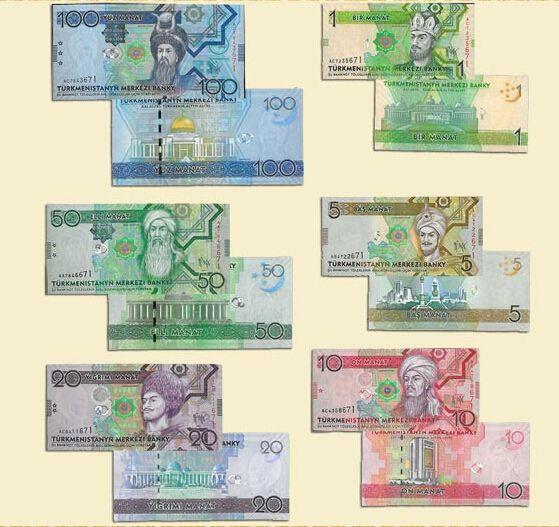 土库曼斯坦马纳特2009版套装_土库曼斯坦马纳