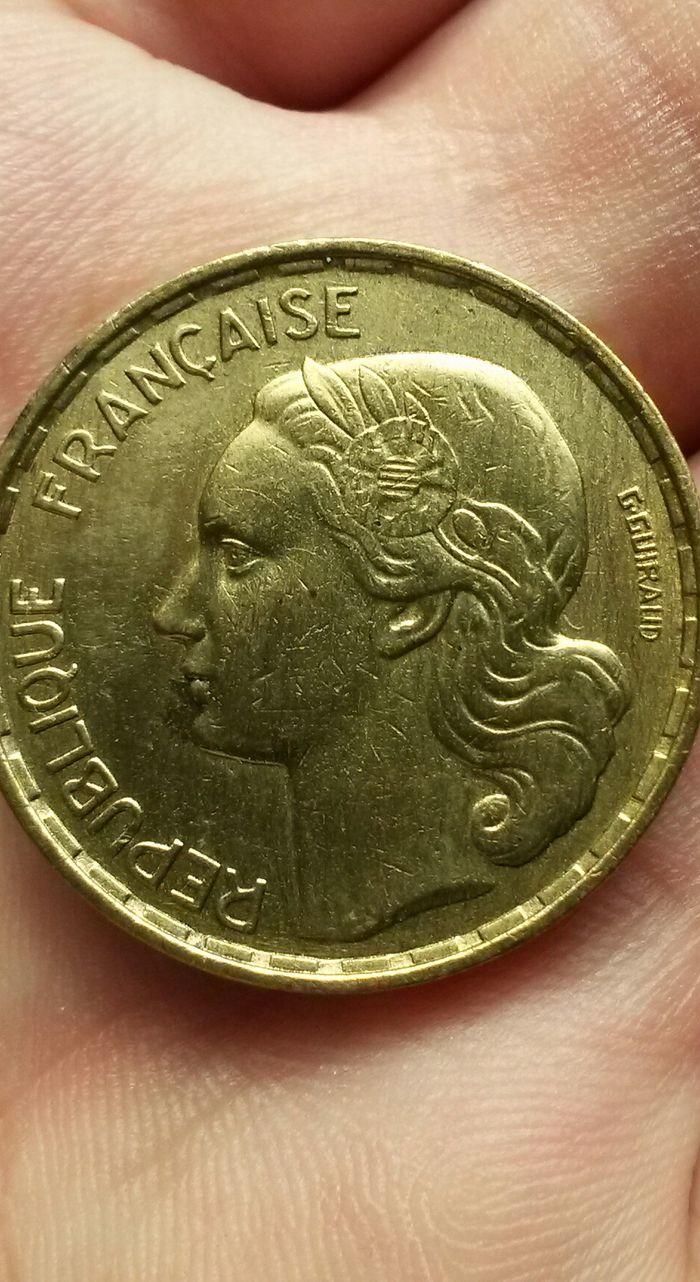 法国50法郎美品(五十年代)铜制_法国50法郎美