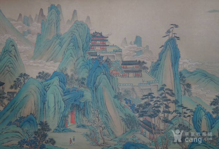 清代袁江山水画长卷