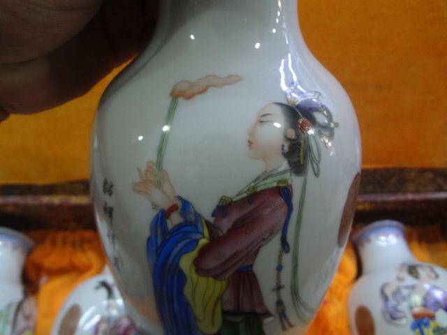 粉彩四大<em>才女</em>瓶一套_粉彩四大<em>才女</em>瓶一套价格