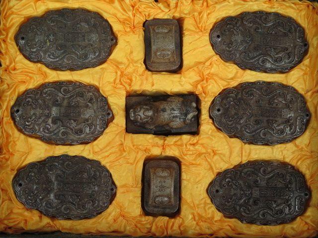 玉==六部尚书令牌印章一套_玉==六部尚书令牌