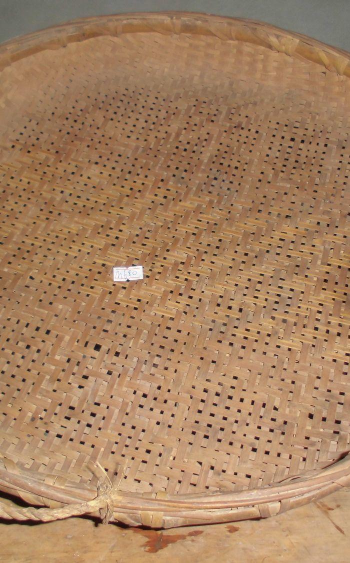 包老包真包邮,一个大圆形竹编针线笸箩m680_