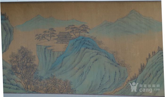 清代吴宏山水画手卷