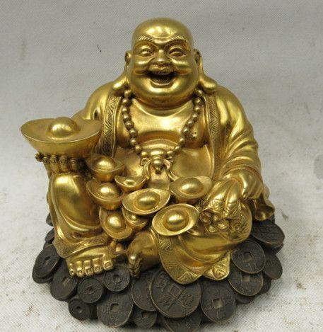 铜鎏金元宝和尚坐像_铜鎏金元宝和尚坐像价格