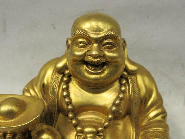 铜鎏金元宝和尚坐像_铜鎏金元宝和尚坐像价格