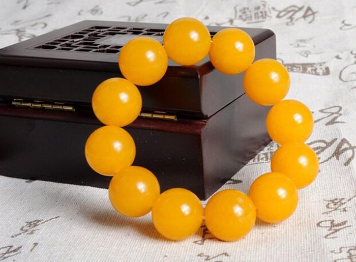 热销新疆和田玉手链 金丝玉手链戈壁玉手链 黄