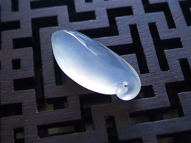 缅甸翡翠A货冰玻种福瓜戒面蛋面_缅甸翡翠A货