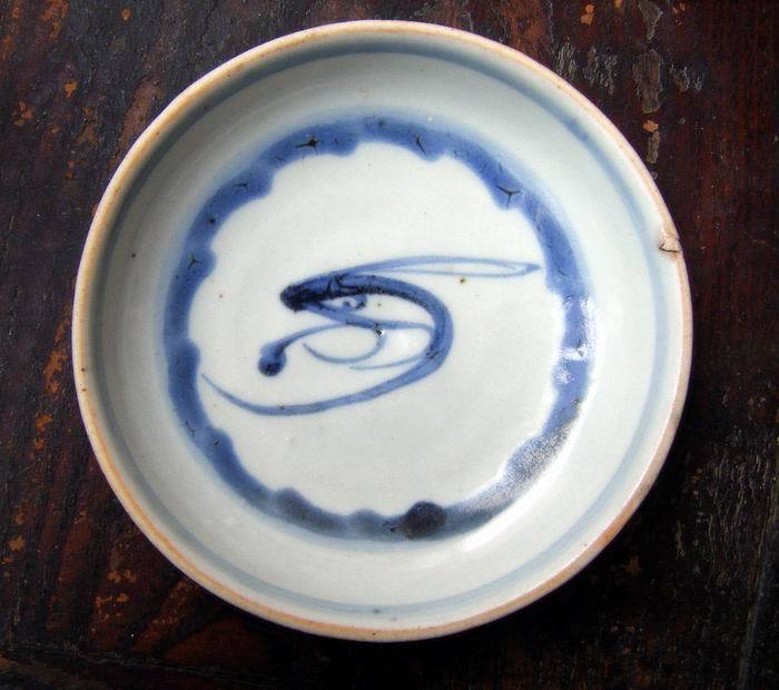 飞鱼纹青花盘_飞鱼纹青花盘价格_飞鱼纹青花