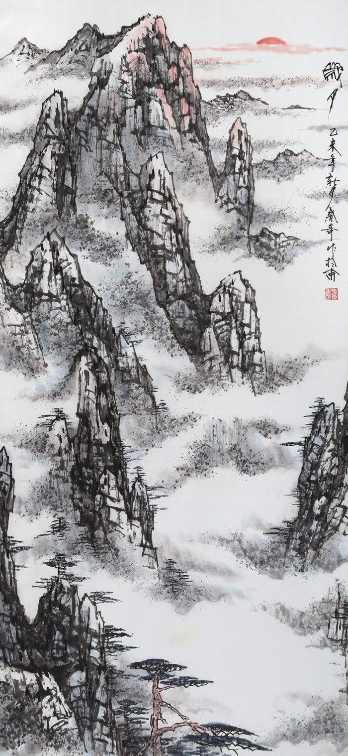 九翰藏画馆画家张春奇作品《岁月》_九翰藏画