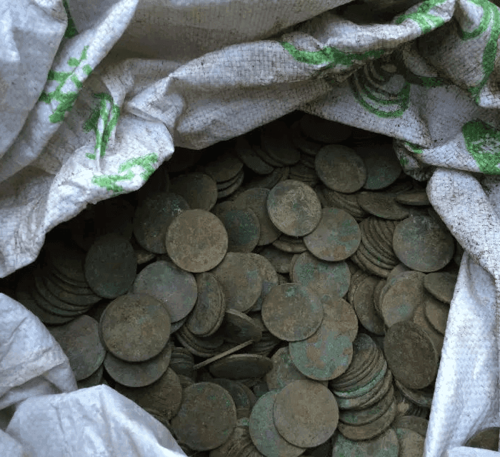 出土铜圆200一斤_出土铜圆200一斤价格_出土