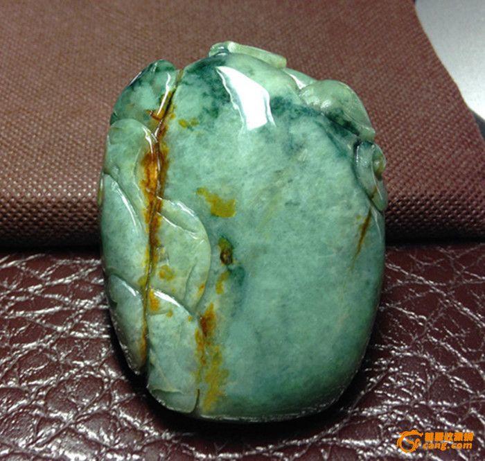 缅甸天然翡翠A货手玩把件_缅甸天然翡翠A货手