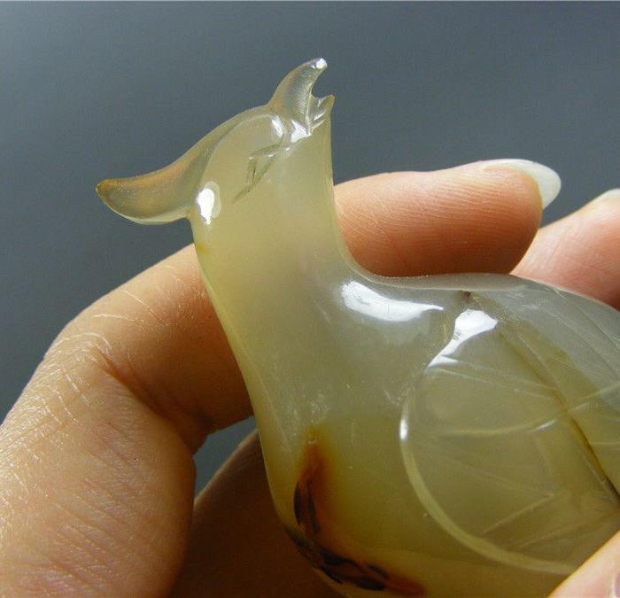 美国回流 民国-出口创汇期老影子缠丝玛瑙回头