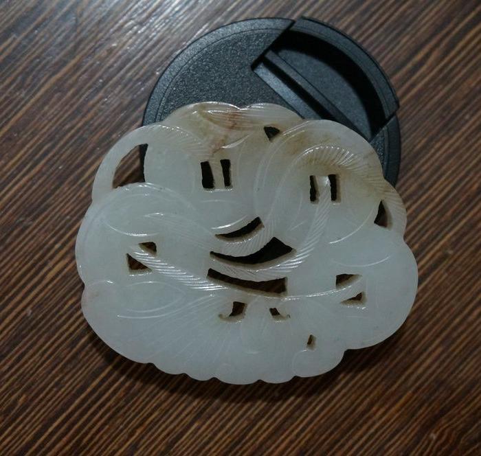 明清和田玉,福在眼前。钱串子。_明清和田玉,