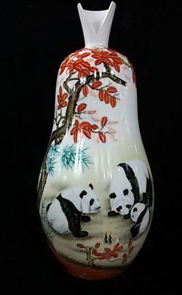 陶寅-熊猫赏瓶_陶寅-熊猫赏瓶价格_陶寅-熊猫
