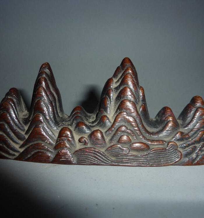 清 文房雅器 花插 和 笔架山_清 文房雅器 花插