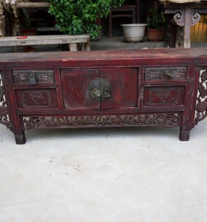 精美老桌机 、老楸木、做工精美_精美老桌机