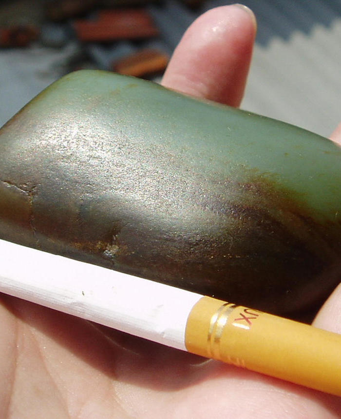 脂粉一流! 和田红皮沙枣青籽料籽料原石217克!_脂粉一流! 和田红皮沙枣青籽料籽料原石217克!价格_脂粉一流! 和田红皮沙枣青籽料籽料原石217克!图片_来自藏友玉来玉往_玉石_地摊交易_华夏收藏网 cang.com