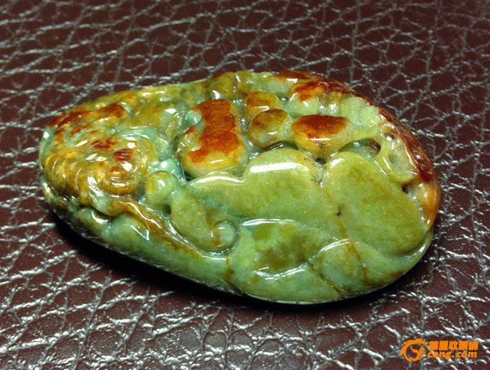 缅甸天然翡翠A货手玩把件_缅甸天然翡翠A货手